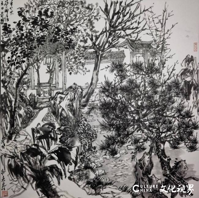 林泉松风堪自洽，著名画家徐惠泉应邀参展“美好生活在身边——第八届扬子晚报艺术节”