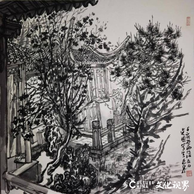 林泉松风堪自洽，著名画家徐惠泉应邀参展“美好生活在身边——第八届扬子晚报艺术节”