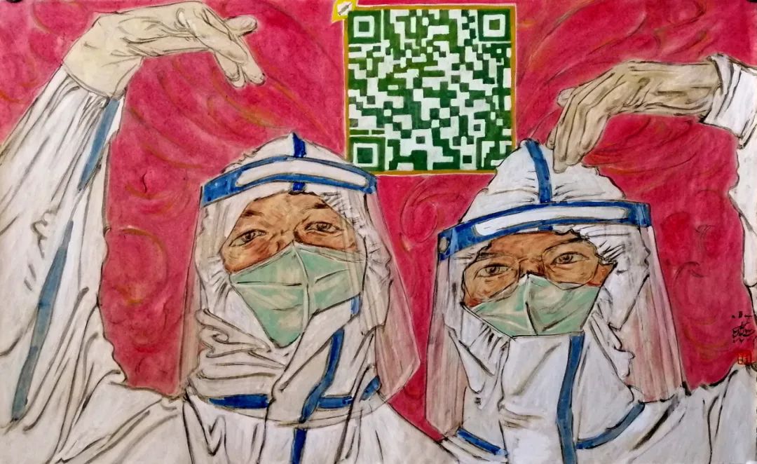 勇于担当 以艺抗疫——山东省画院系统推出抗疫书画作品网络展（之一）