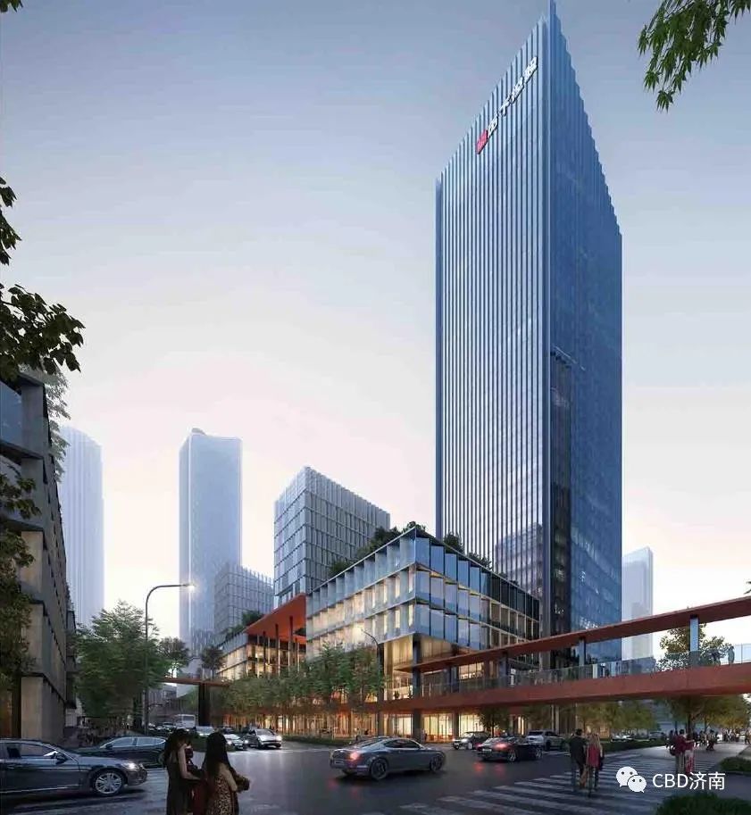 总高168米，济南国际金融城北侧超高层商业楼即将崛起