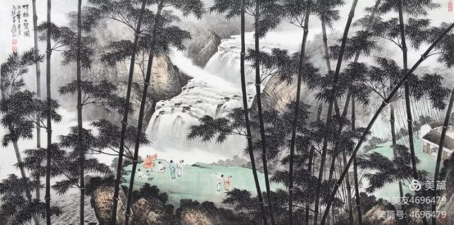 清秀典雅  意境悠远——著名画家马骏充满灵气的山水作品堪称“书房佳配”