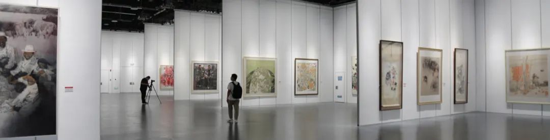 纪念毛泽东“延安讲话”80周年中国画经典作品展开幕，展出山东画院经典作品80幅