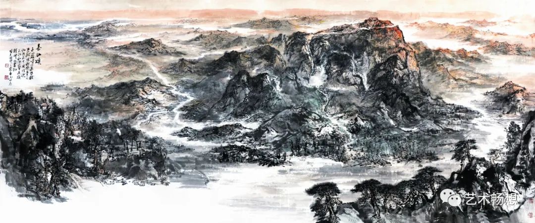 携岱岳佳境，著名画家孟鸣6月1日将亮相“盛世荣华·中国画全国名家邀请展”