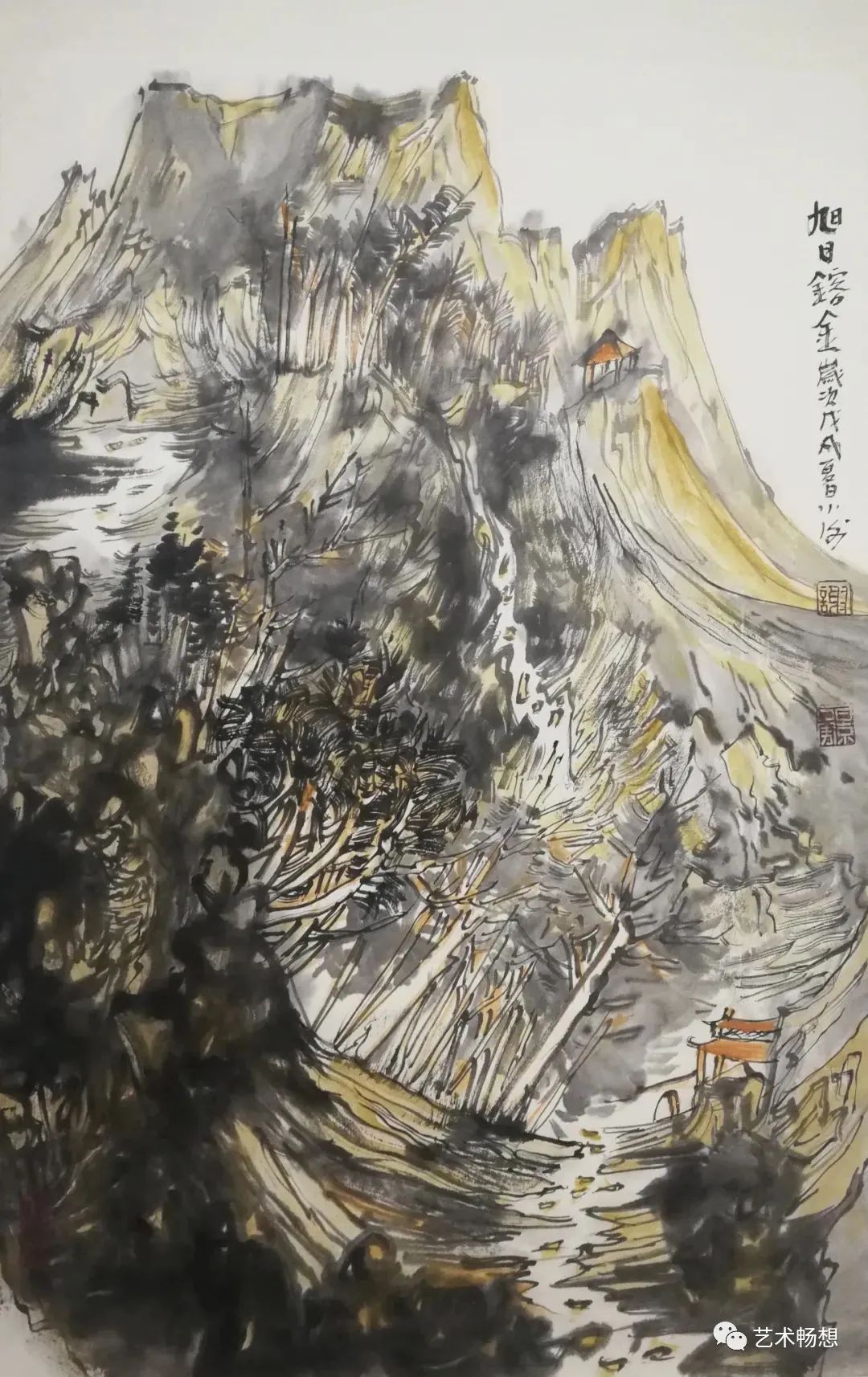 山水重重笔墨浓，著名画家谢景勇应邀参展“盛世荣华·中国画全国名家邀请展”