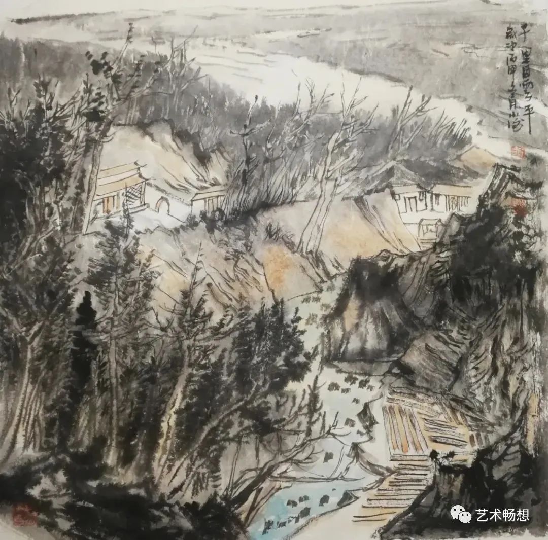 山水重重笔墨浓，著名画家谢景勇应邀参展“盛世荣华·中国画全国名家邀请展”