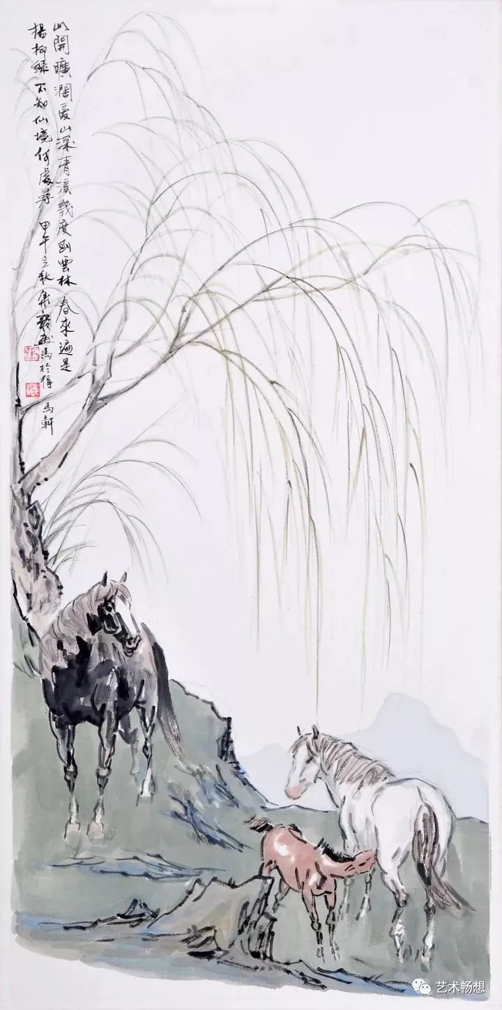 著名画家张乐毅应邀参展“盛世荣华·中国画全国名家邀请展”，展现骏马英姿