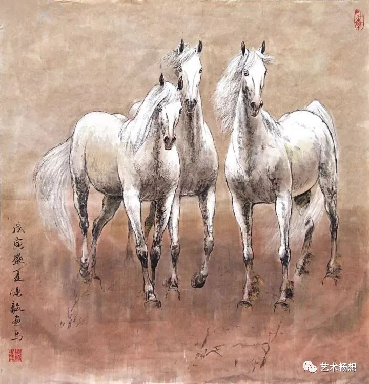 著名画家张乐毅应邀参展“盛世荣华·中国画全国名家邀请展”，展现骏马英姿