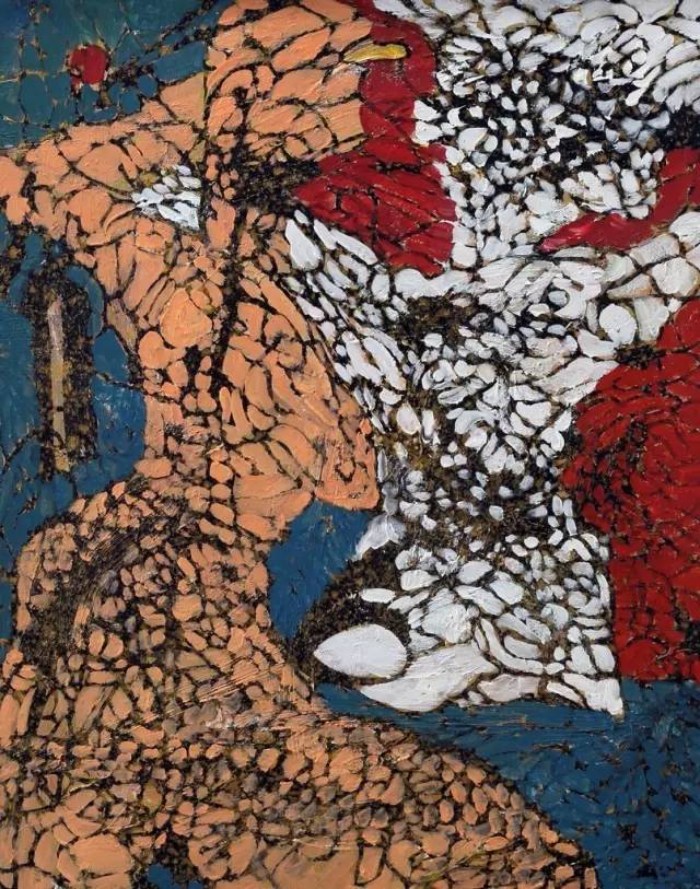 张力·感动——被著名画家赵孟君的抽象艺术“俘获”