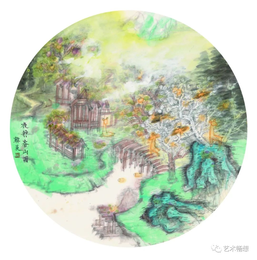 “盛世荣华·中国画全国名家邀请展”6月1日将在济南开幕，青年画家韩昊受邀参展