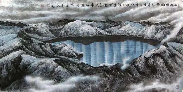 冰涛雪海  苍茫冷逸——解读著名画家刘坤笔下的“冰雪海”