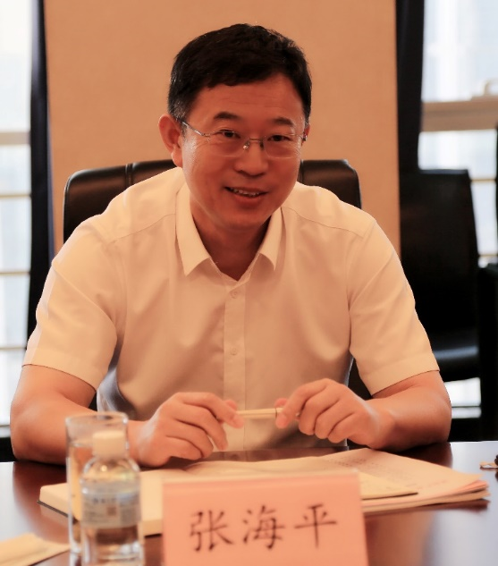 济南市国资委党委书记张海平一行到产发集团调研指导