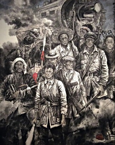 著名画家谭乃麟应邀亮相“水墨之界—中国当代书画名家学术邀请展”，展现水墨人物群像