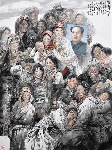 著名画家谭乃麟应邀亮相“水墨之界—中国当代书画名家学术邀请展”，展现水墨人物群像