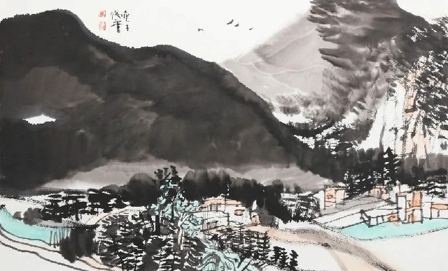 爱家乡就要画家乡，著名画家韦俊平参展“故乡情——漓江画派2022年山水画专题系列展”