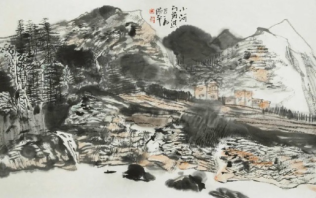 爱家乡就要画家乡，著名画家韦俊平参展“故乡情——漓江画派2022年山水画专题系列展”