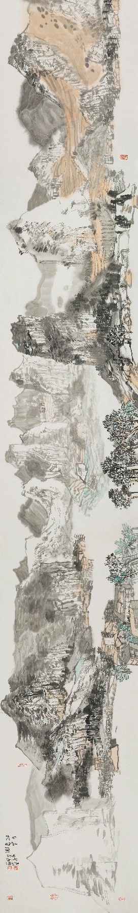 爱家乡就要画家乡，著名画家韦俊平参展“故乡情——漓江画派2022年山水画专题系列展”