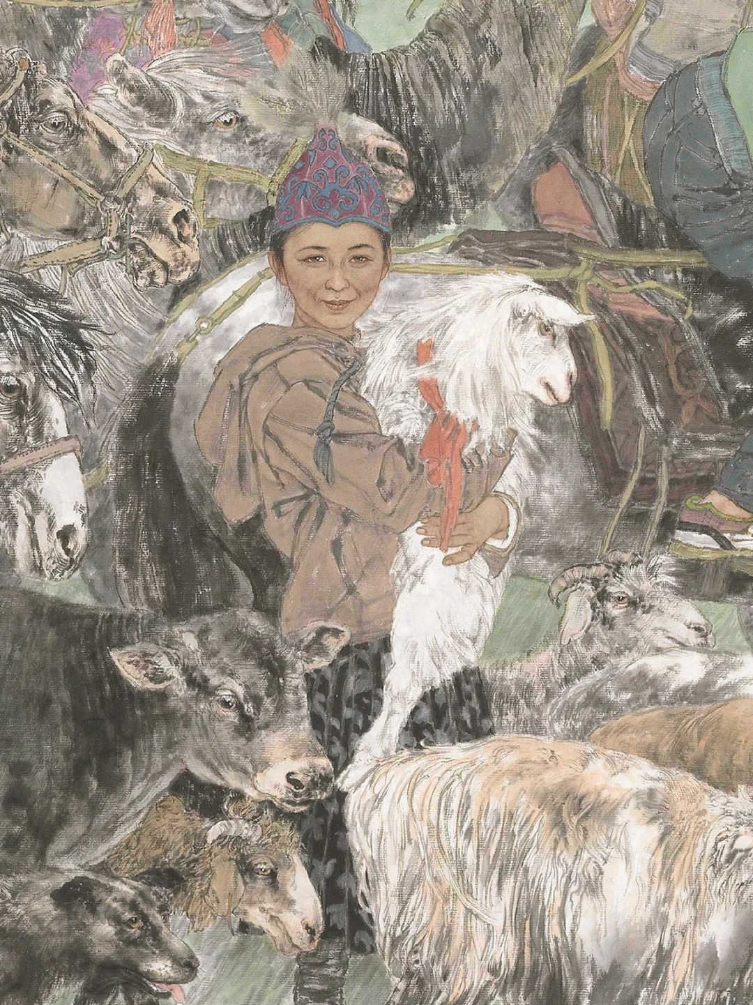 为最后一支游牧民族喝彩——著名画家于文江解读作品《哈萨克迁徙—春的牧场》