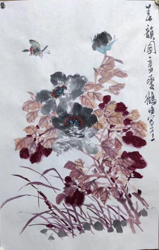 漫野韶光色绿红，喜见莺飞雀逞风——著名画家时鹤鸣花鸟佳作雅赏