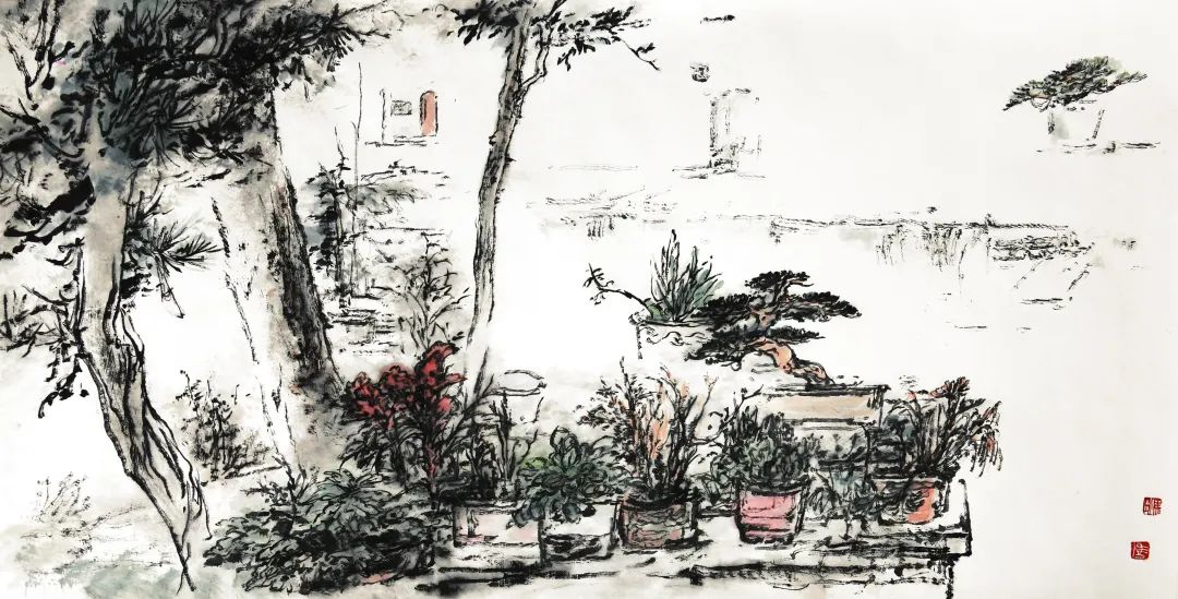 汉唐文化气象 雄浑苍劲笔墨——著名画家马刚的艺术情怀