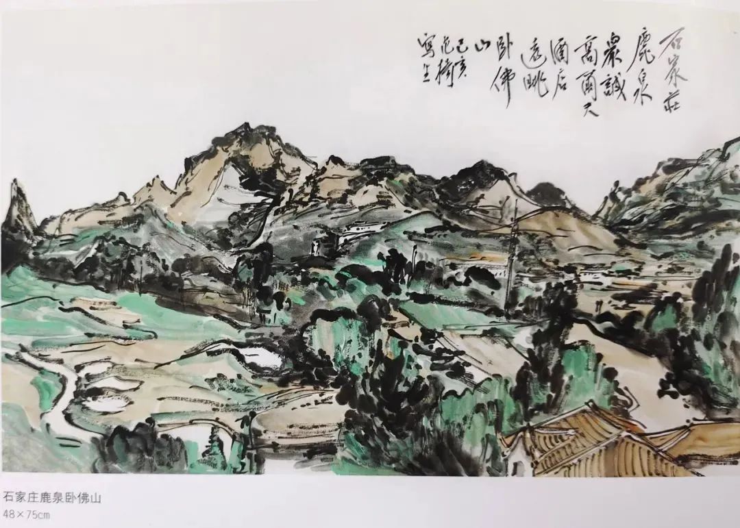 翠墨染山寺，著名画家范扬应邀参展“红心向党——喜迎二十大胜利召开暨中国当代书画名家邀请展”