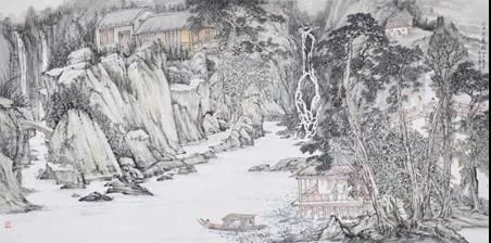 “红心向党——喜迎二十大胜利召开暨中国当代书画名家邀请展”6月29日开展，著名画家吴毅民应邀参展