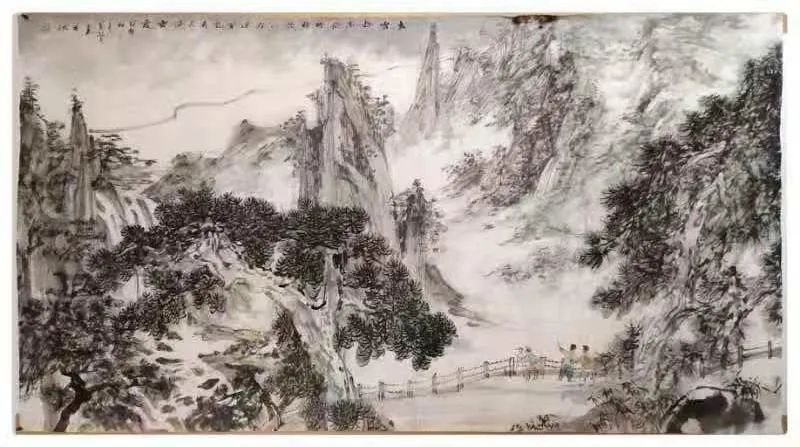 “红心向党——喜迎二十大胜利召开暨中国当代书画名家邀请展”6月29日开展，著名画家吴毅民应邀参展