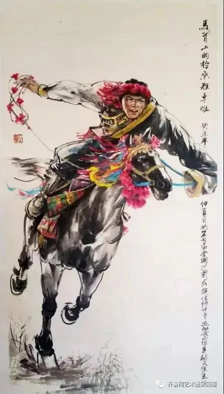 “红心向党——喜迎二十大胜利召开暨中国当代书画名家邀请展”6月29日开展，著名画家吴毅民应邀参展