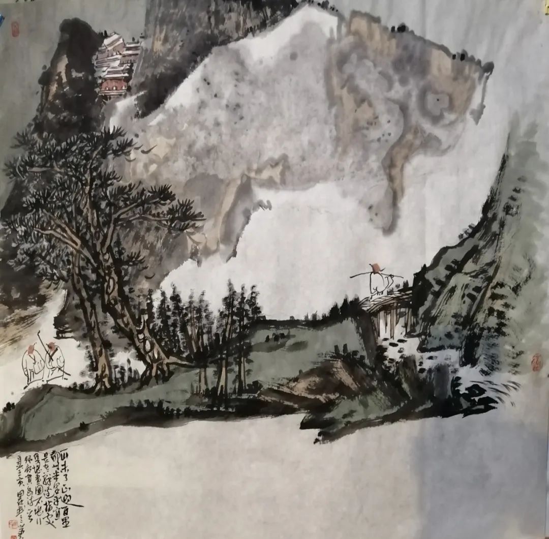 著名画家田在武应邀参展，“红心向党——喜迎二十大胜利召开暨中国当代书画名家邀请展”即将开幕