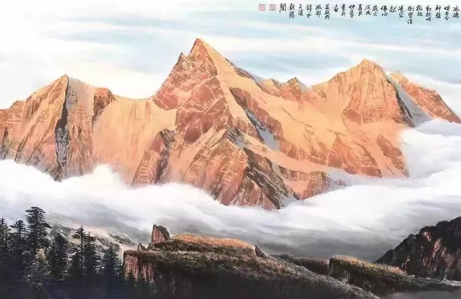 大画雪山奇观——走进著名画家李兵的高原雪山世界，一览孤标尘外的艺术玄机