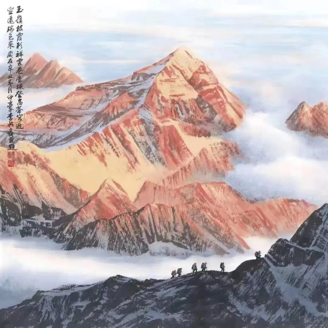 大画雪山奇观——走进著名画家李兵的高原雪山世界，一览孤标尘外的艺术玄机