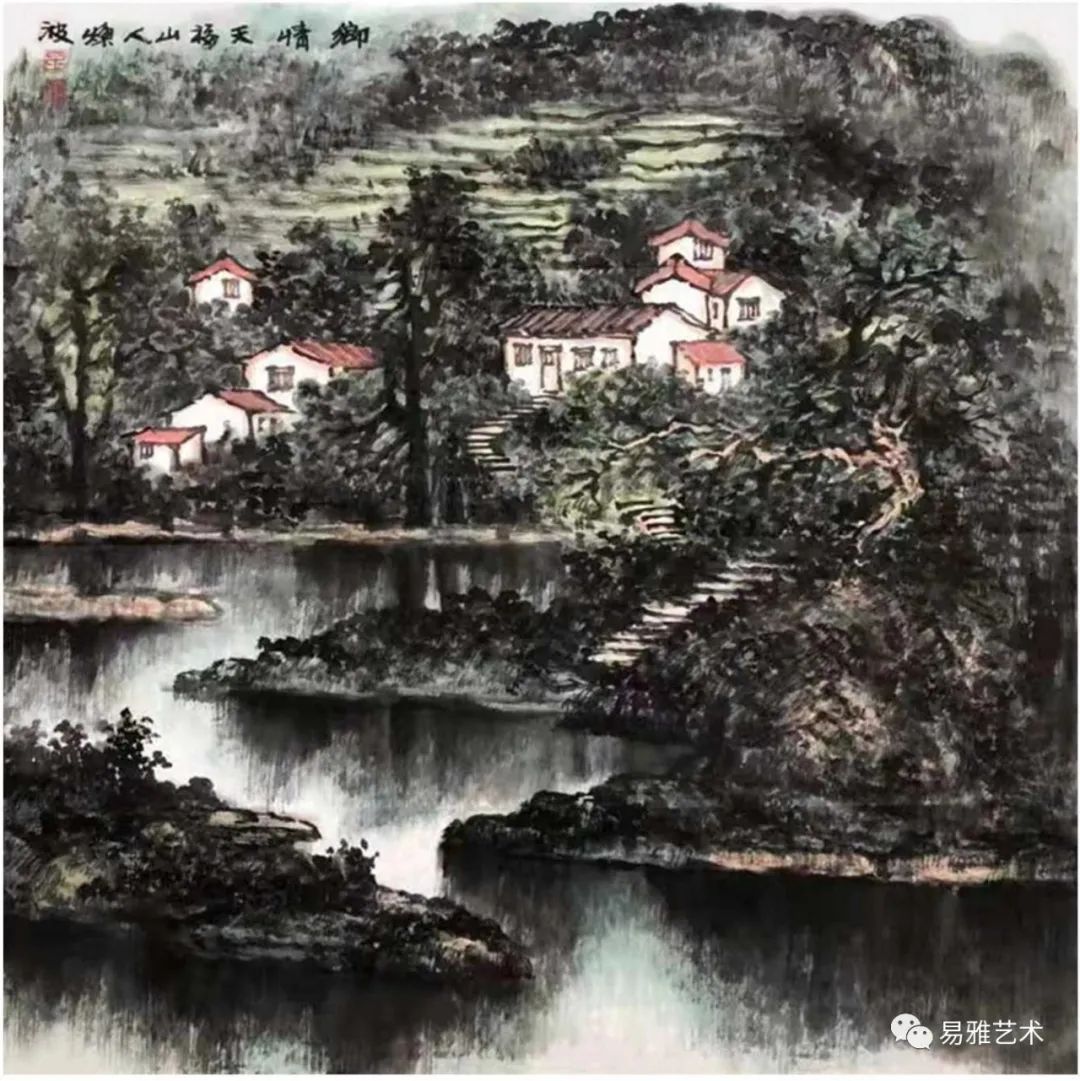 著名画家王焕波应邀参展今日在东营开幕的“清风河口·黄河流域生态保护和高质量发展——中国画名家邀请展”