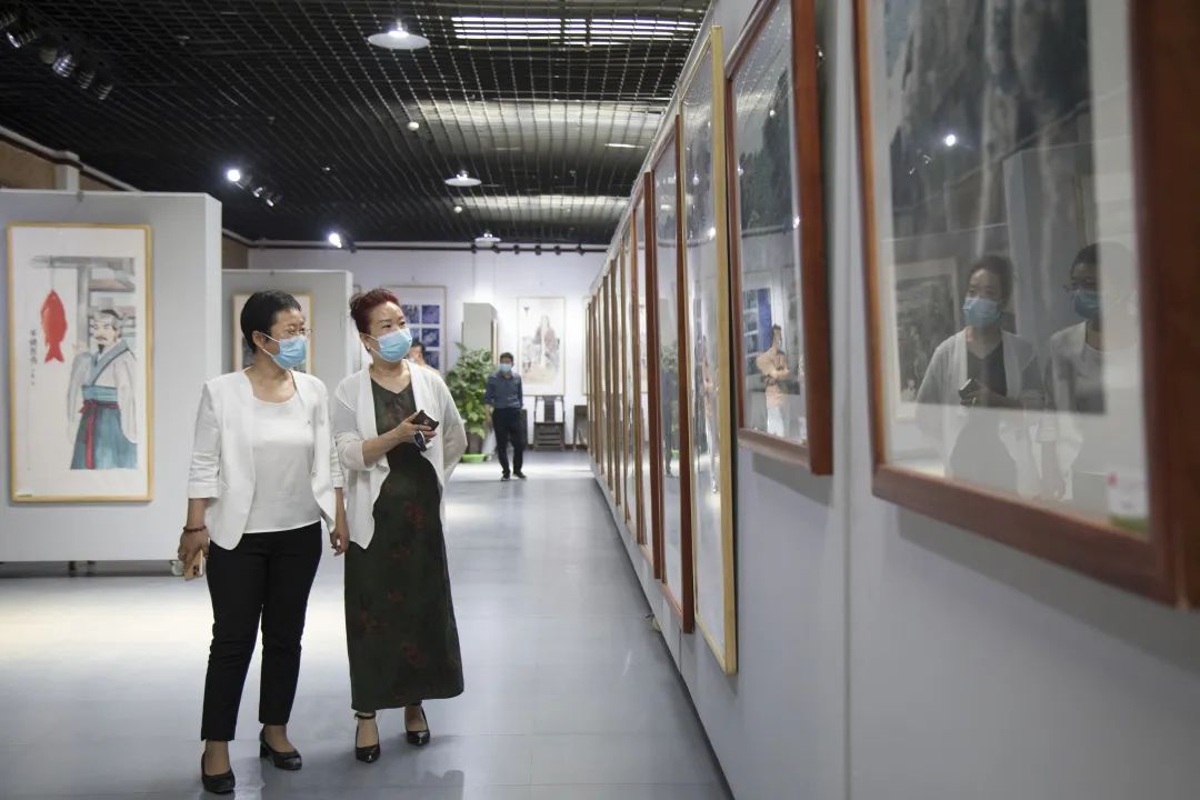 “清风河口·黄河流域生态保护和高质量发展——中国画名家邀请展”在东营开幕