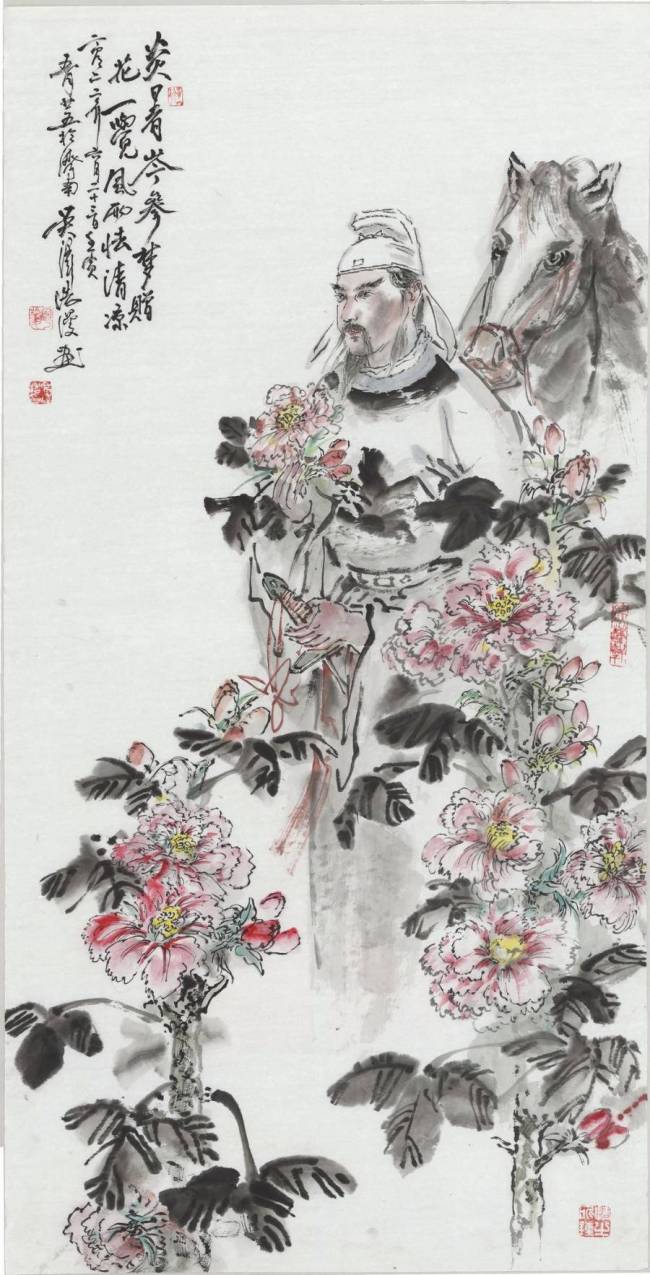 昨日一花开，今日一花开——著名画家吴泽浩“约绘”岑参《蜀葵花歌》