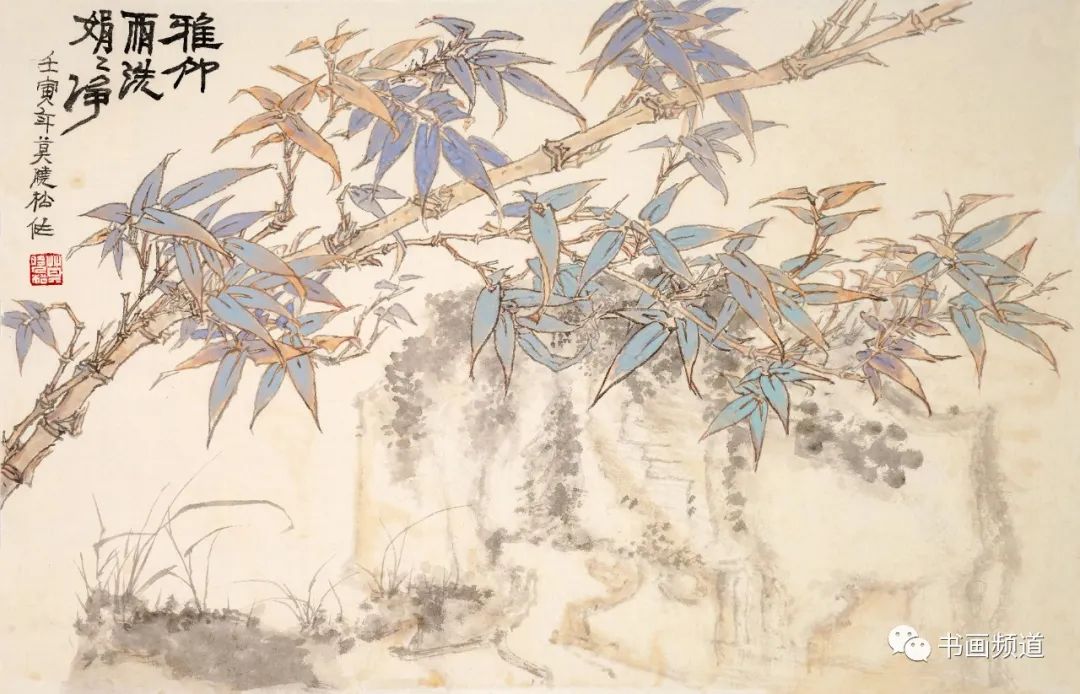 意境高洁——著名画家莫晓松《今古荷花掩玉颜》诞生记