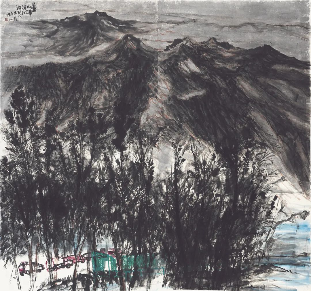 著名画家罗江应邀亮相“云南画院第十一届院展”，展现苍山洱海的原乡风貌