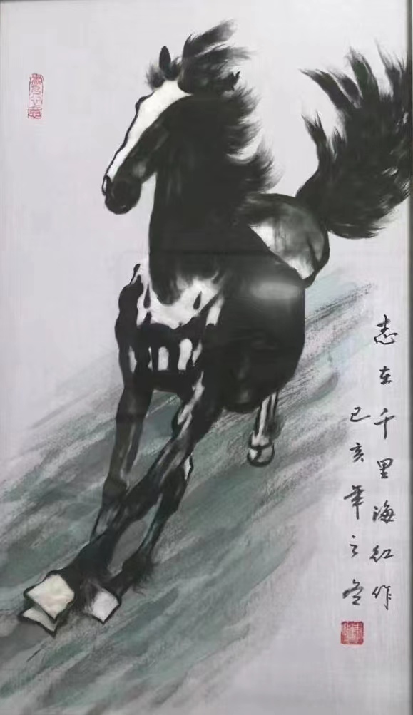 撕拉扭扯  意象万千——棉絮画传承人李海红《牧云终南》再现“圣地”霓幻仙峰