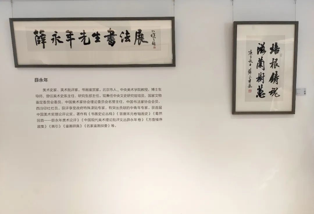 著名艺术家薛永年书法集首发暨书法展在京开幕，展出书法作品40余件