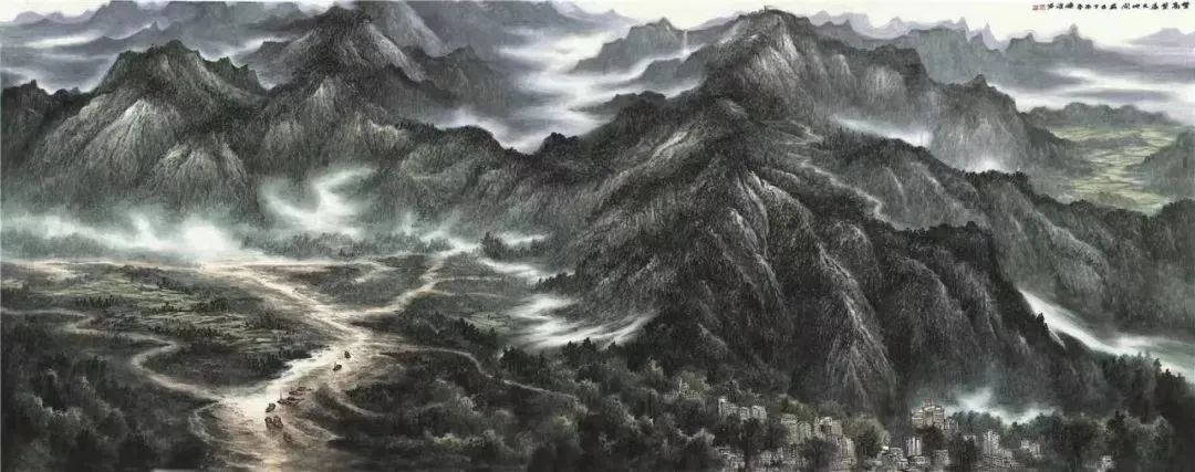 登高望远  天宽地阔——著名画家王焕波泰山写生佳作丰硕