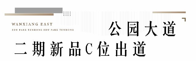 济南天鸿·万象东方首期提前匠心交付，公园大道二期新品即将C位出道