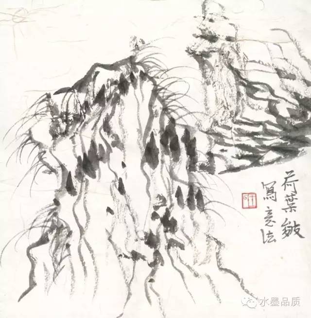 著名画家王兴堂谈山水画临摹（四）：皴法是中国山水画特有的艺术形式