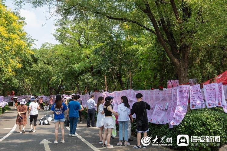 济南千佛山相亲大会首日：海归小伙想找个温柔的女孩