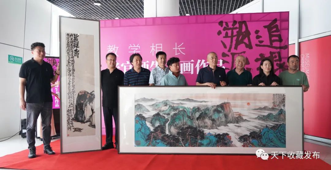 “追根溯源 教学相长——张宜师生书画作品家乡汇报展”在潍坊隆重开幕