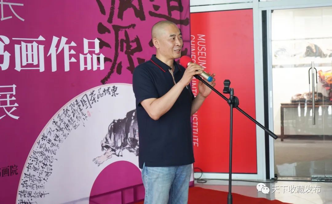 “追根溯源 教学相长——张宜师生书画作品家乡汇报展”在潍坊隆重开幕