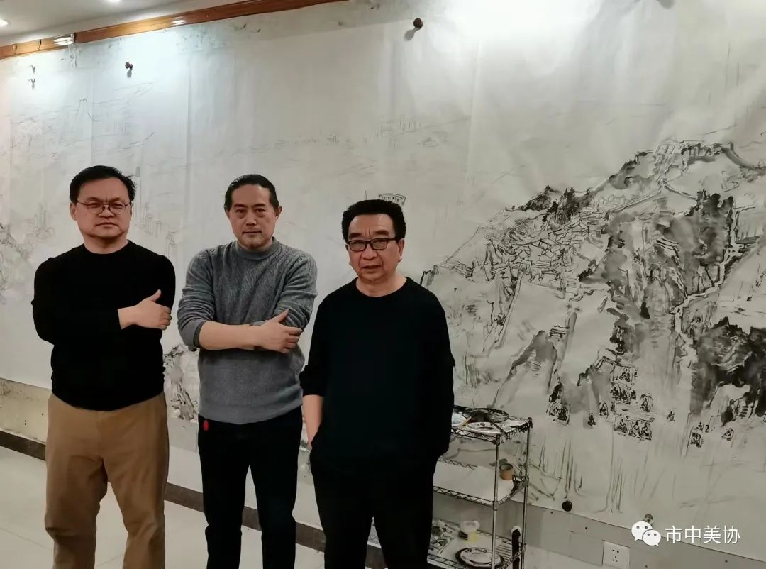 “喜迎二十大•山东省黄河主题美术创作大展”即将开展，中国水墨大型城市题材山水画《黄河安澜  济南新赋》受邀首次亮相参展