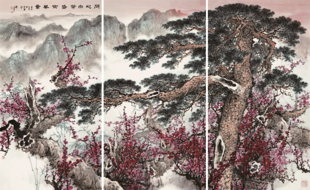 “藏臻——中国画名家学术邀请展”今日在京开幕，著名画家杨东平受邀参展