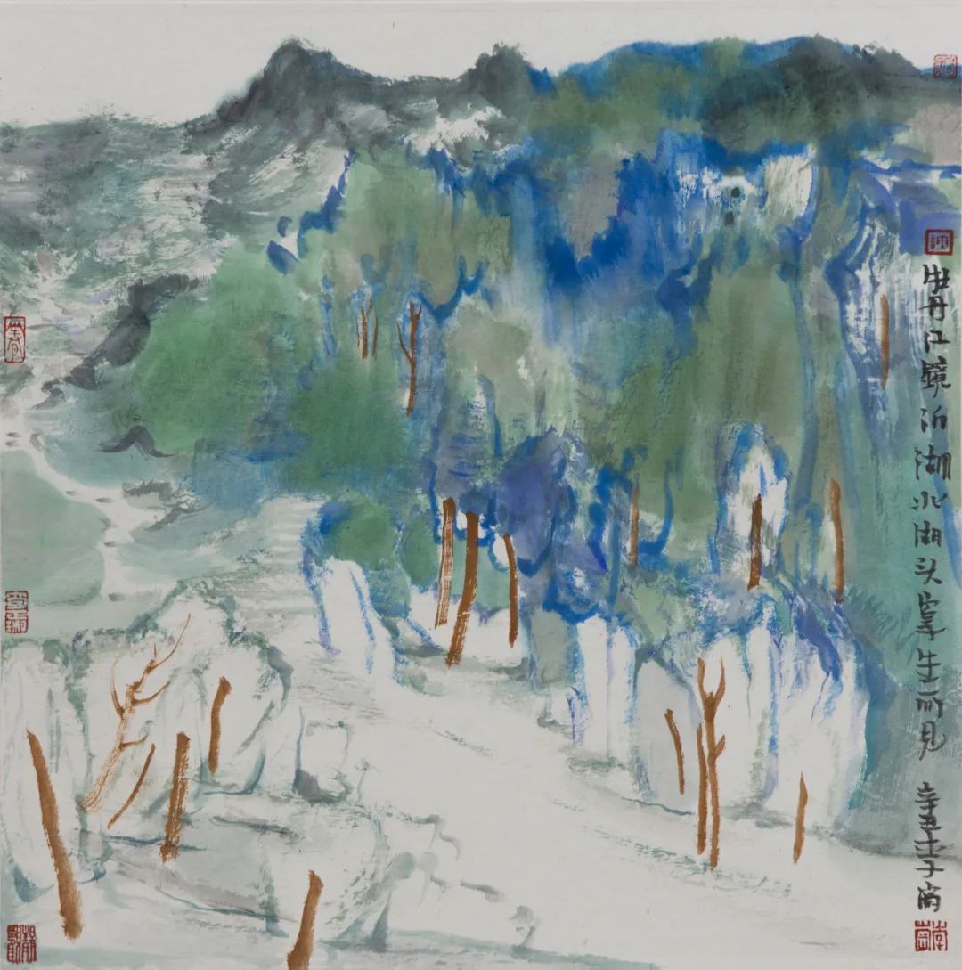 著名画家李岗受邀参展“山水圈·研山会2022国际水墨展”