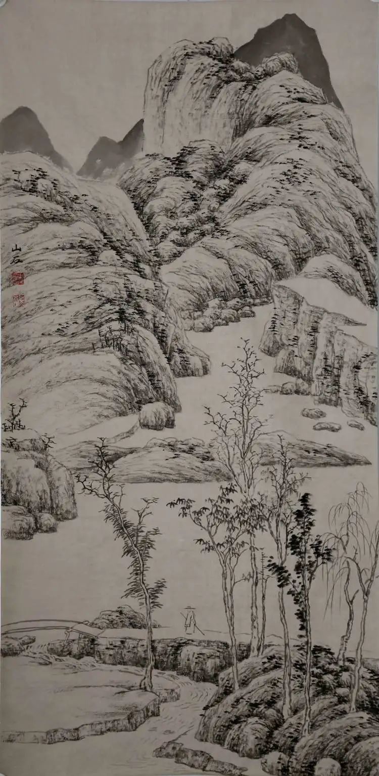 以传统为根基一一著名画家吴山石临古作品欣赏