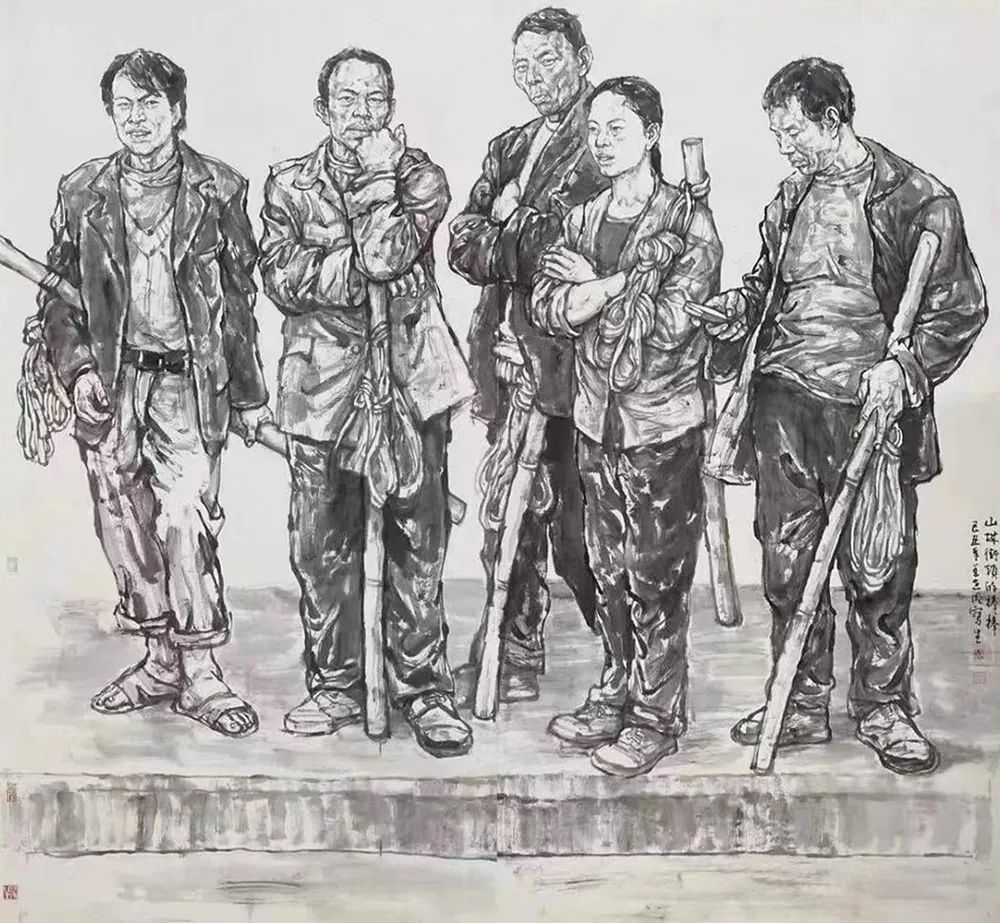 著名画家王世明应邀参展“水墨之界—中国当代书画名家学术邀请展”，展现山城历史风貌