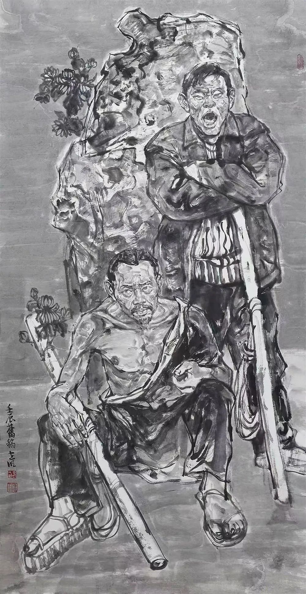 著名画家王世明应邀参展“水墨之界—中国当代书画名家学术邀请展”，展现山城历史风貌