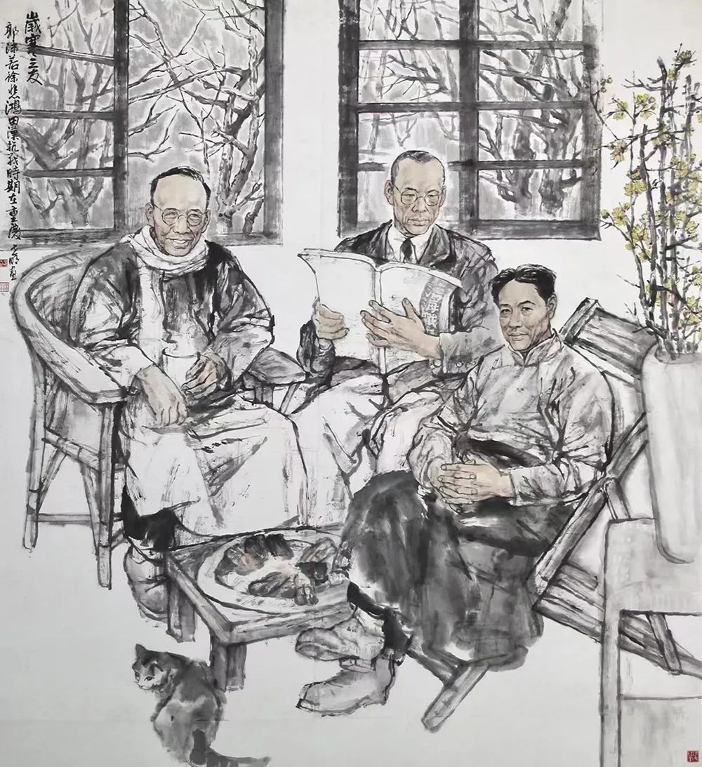 著名画家王世明应邀参展“水墨之界—中国当代书画名家学术邀请展”，展现山城历史风貌